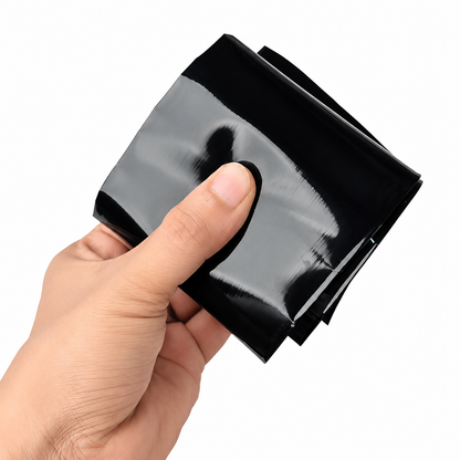 PVC Heat Shrink Sleeve 80mm Black for Battery Pack & Cable Wrap