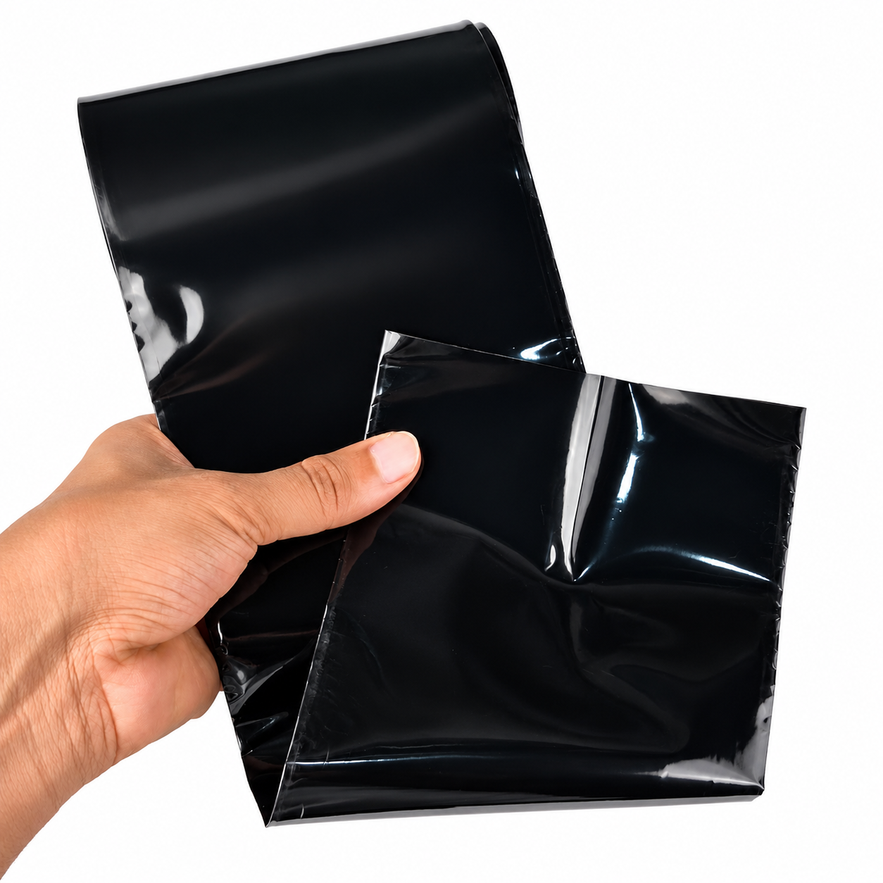 PVC Heat Shrink Sleeve 128mm Black 1 Meter for Cable Protection