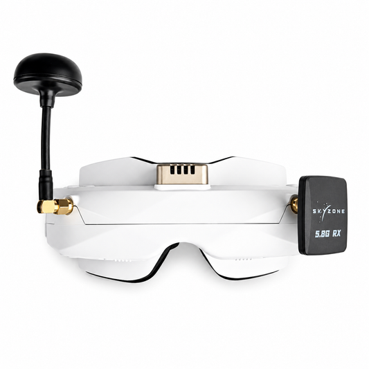 Skyzone SKY02O OLED 5.8GHz FPV Goggles - White