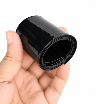 PVC Heat Shrink Sleeve 55mm Black 1 Meter