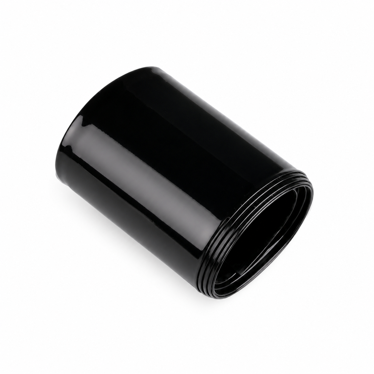 PVC Heat Shrink Sleeve 55mm Black 1 Meter