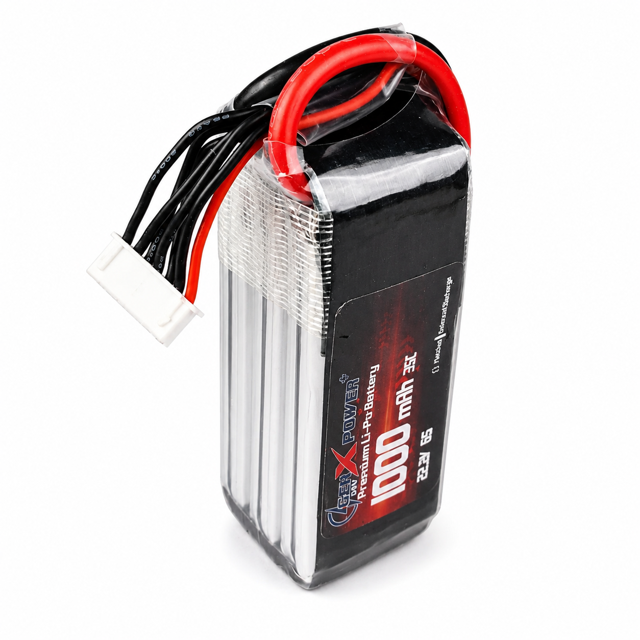 GenX 22.2V 1000mAh 6S 35C Lithium Polymer Battery Pack with XT30 Connector