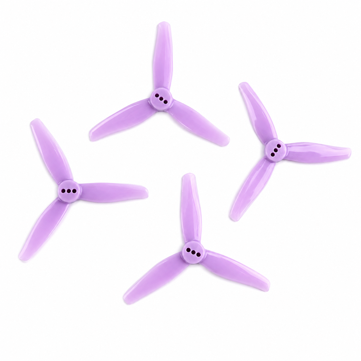 Gemfan 3016 Hurricane PC 3 Blade 2mm Propeller - Purple (2CW+2CCW)
