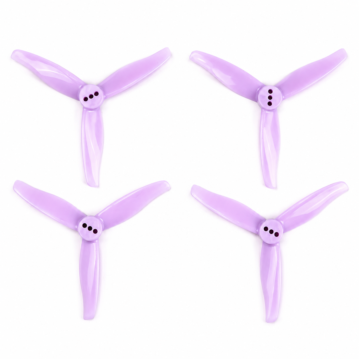 Gemfan 3016 Hurricane PC 3 Blade 2mm Propeller - Purple (2CW+2CCW)