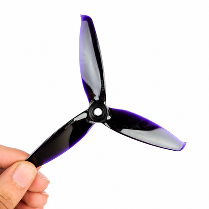 5152 HD Tri Blade Flash Propellers 2CW+2CCW - (2 Pair) - Black