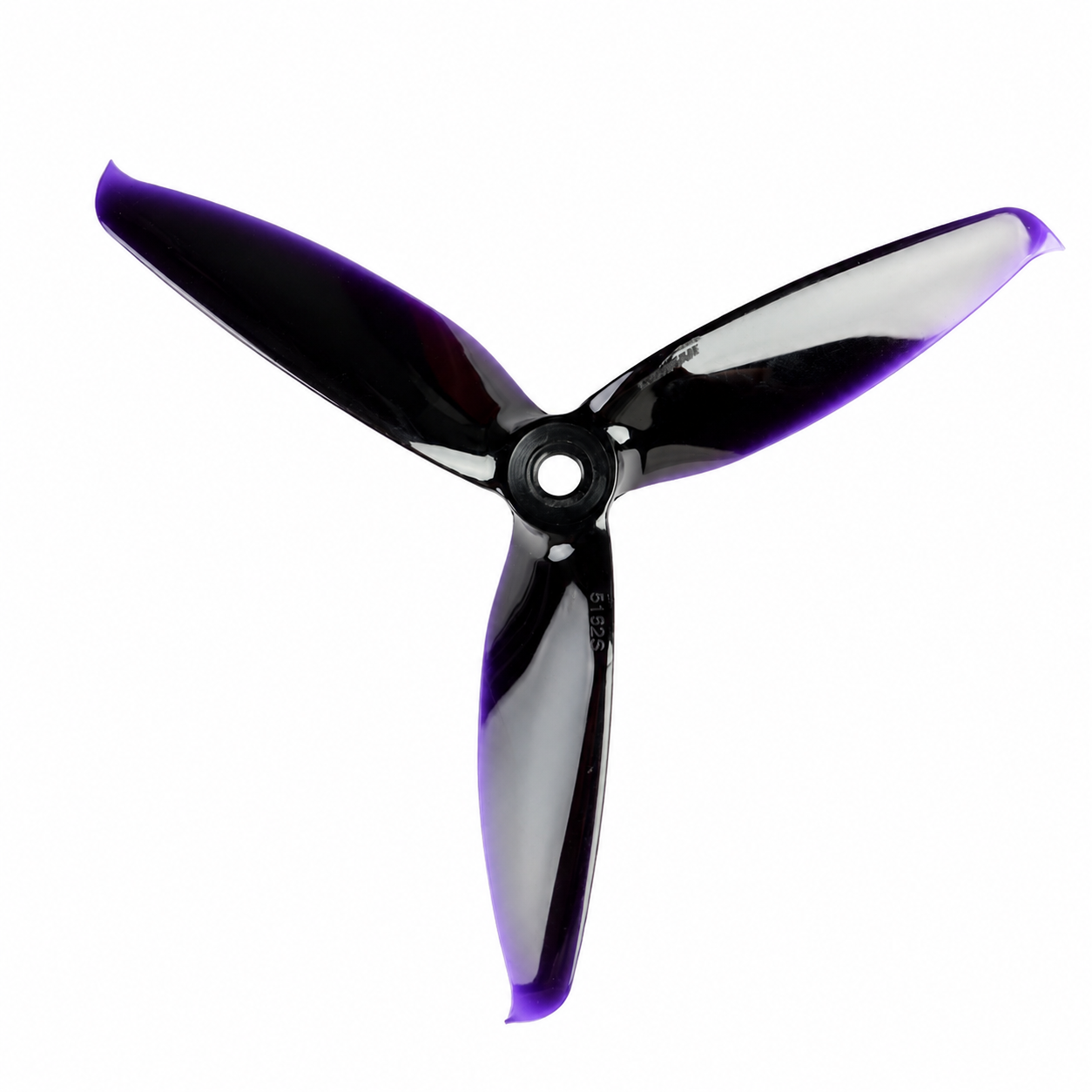 5152 HD Tri Blade Flash Propellers 2CW+2CCW - (2 Pair) - Black