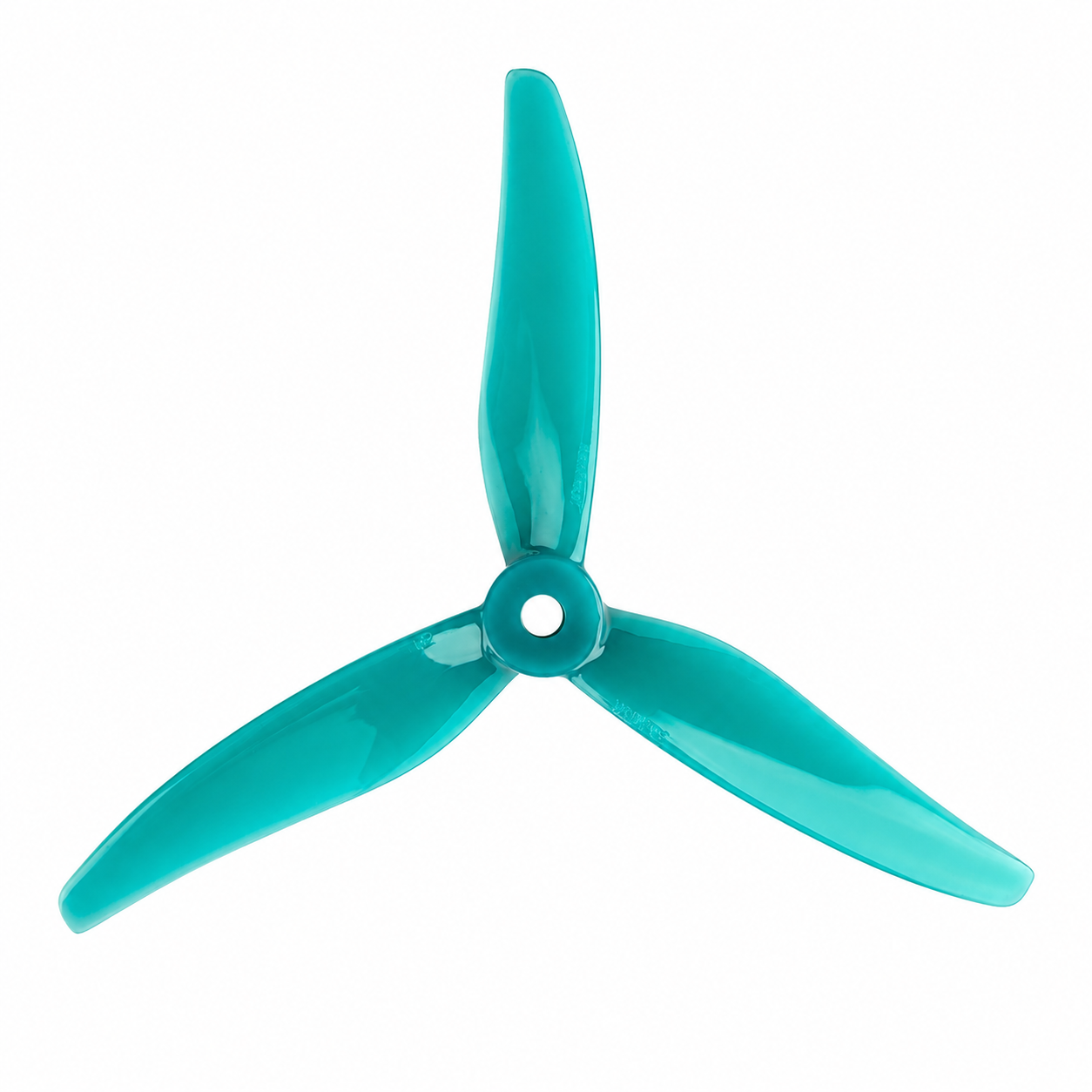Gemfan 51466 V2 Tri - Blade Flash Propellers 2CW+2CCW - (2 Pair) - Jade Green
