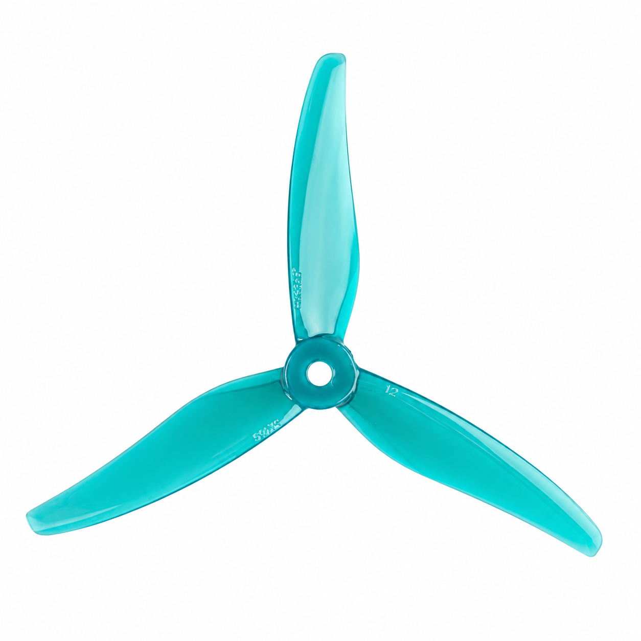 Gemfan 51466 V2 Tri - Blade Flash Propellers 2CW+2CCW - (2 Pair) - Jade Green