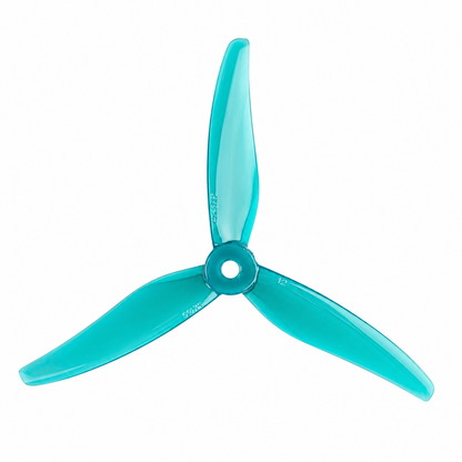 Gemfan 51466 V2 Tri - Blade Flash Propellers 2CW+2CCW - (2 Pair) - Jade Green