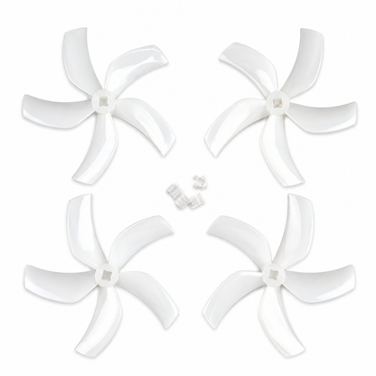 Gemfan D90 90mm 3.5″ 5-Blade Ducted Cinewhoop Propeller (Set of 4) – Milky White