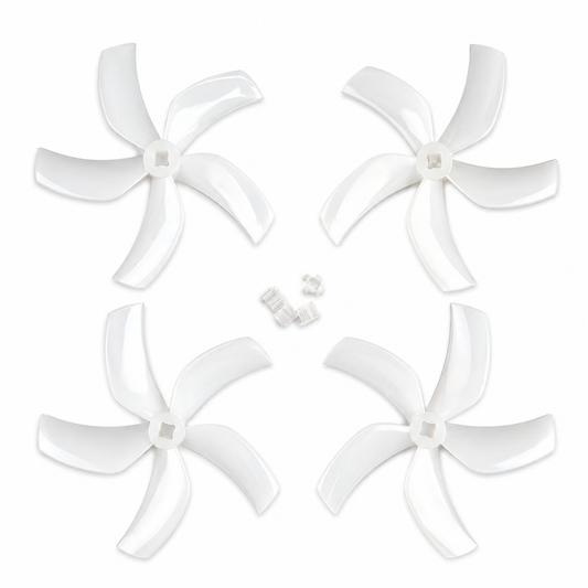 Gemfan D90 90mm 3.5″ 5-Blade Ducted Cinewhoop Propeller (Set of 4) – Milky White