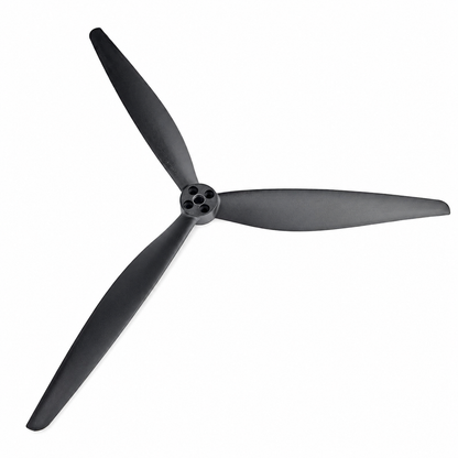 Gemfan 13X8 Black 3 - Glass Fiber Reinforced Nylon Black Propeller (1CW + 1CCW)