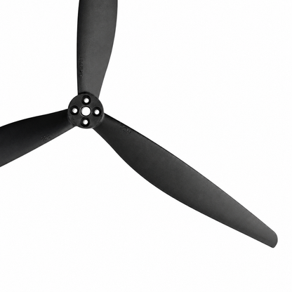 Gemfan 13X8 Black 3 - Glass Fiber Reinforced Nylon Black Propeller (1CW + 1CCW)