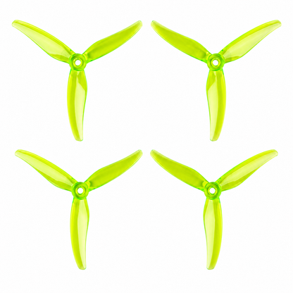 Gemfan 5131.0 Fury PC 3 Blade Drone Radioactive Yellow - (2CW+2CCW)
