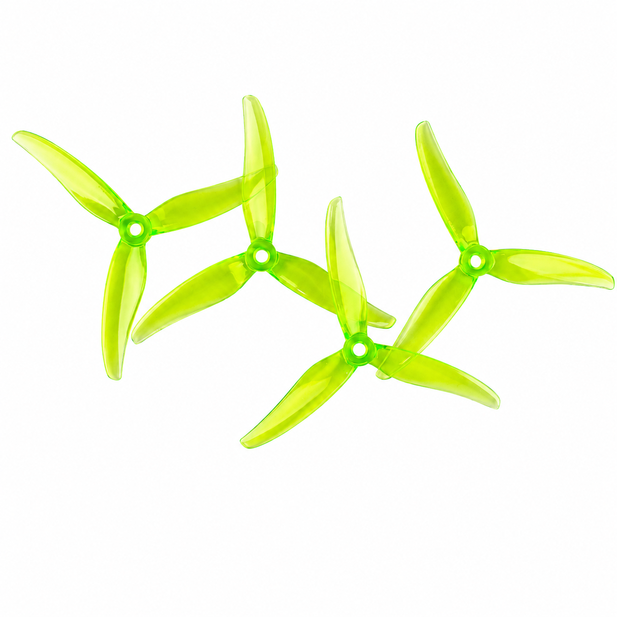 Gemfan 5131.0 Fury PC 3 Blade Drone Radioactive Yellow - (2CW+2CCW)