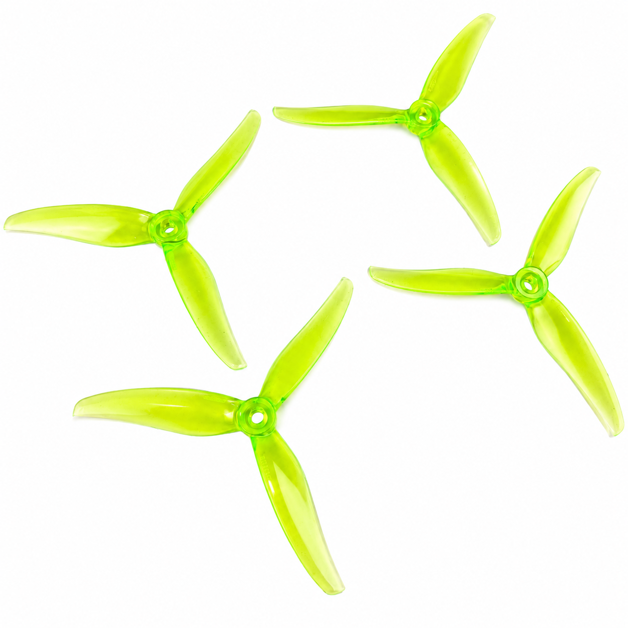 Gemfan 5131.0 Fury PC 3 Blade Drone Radioactive Yellow - (2CW+2CCW)