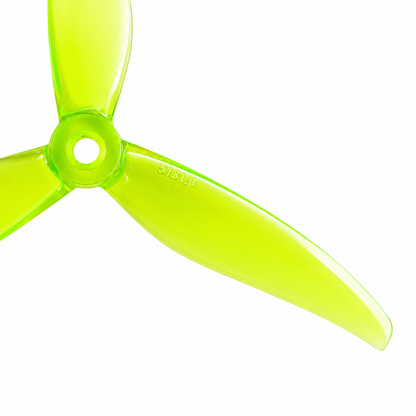 Gemfan 5131.0 Fury PC 3 Blade Drone Radioactive Yellow - (2CW+2CCW)
