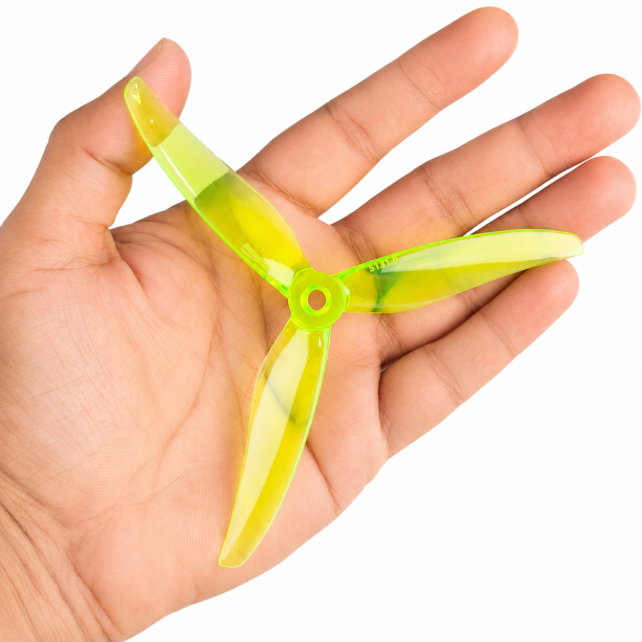 Gemfan 5131.0 Fury PC 3 Blade Drone Radioactive Yellow - (2CW+2CCW)