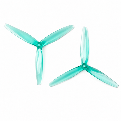 Gemfan 7050 Hurricane PC 3 Blade Propellers 2CW+2CCW – Clear Green