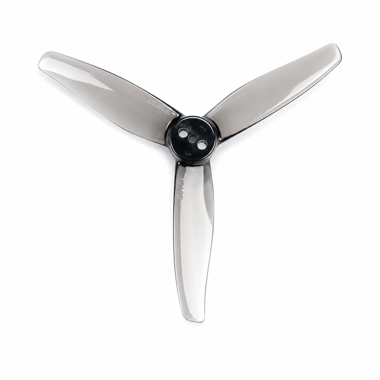 Gemfan 3016 Hurricane PC 3 Blade 2mm Propeller - Clear Gray (2CW+2CCW)