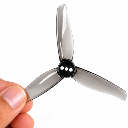 Gemfan 3016 Hurricane PC 3 Blade 2mm Propeller - Clear Gray (2CW+2CCW)