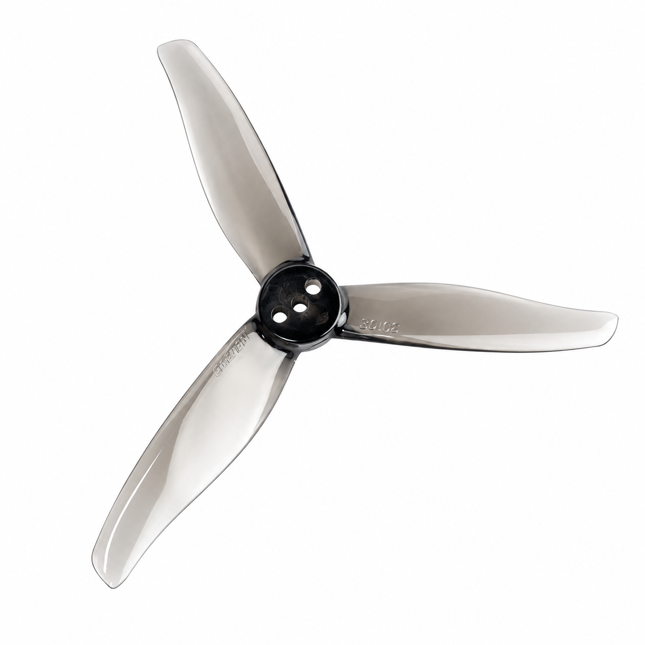 Gemfan 3016 Hurricane PC 3 Blade 2mm Propeller - Clear Gray (2CW+2CCW)