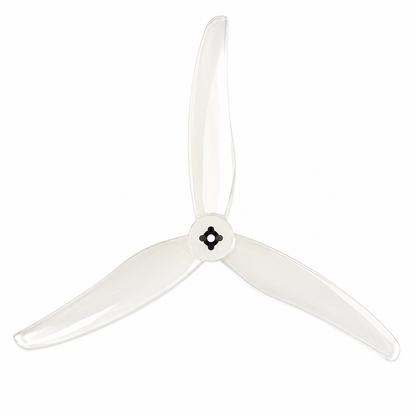 Gemfan Super Light 5130 PC 3 Blade 2mm & M5 Propellers Milk White - (2CW+2CCW)