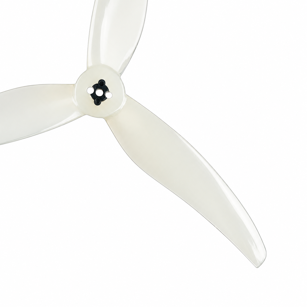 Gemfan Super Light 5130 PC 3 Blade 2mm & M5 Propellers Milk White - (2CW+2CCW)