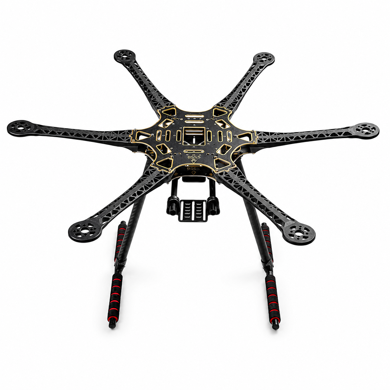Radiolink Crossflight Flight Controller With TS100 GPS S550 hexacopter with carbon fibre landing gear Advance Drone Kit