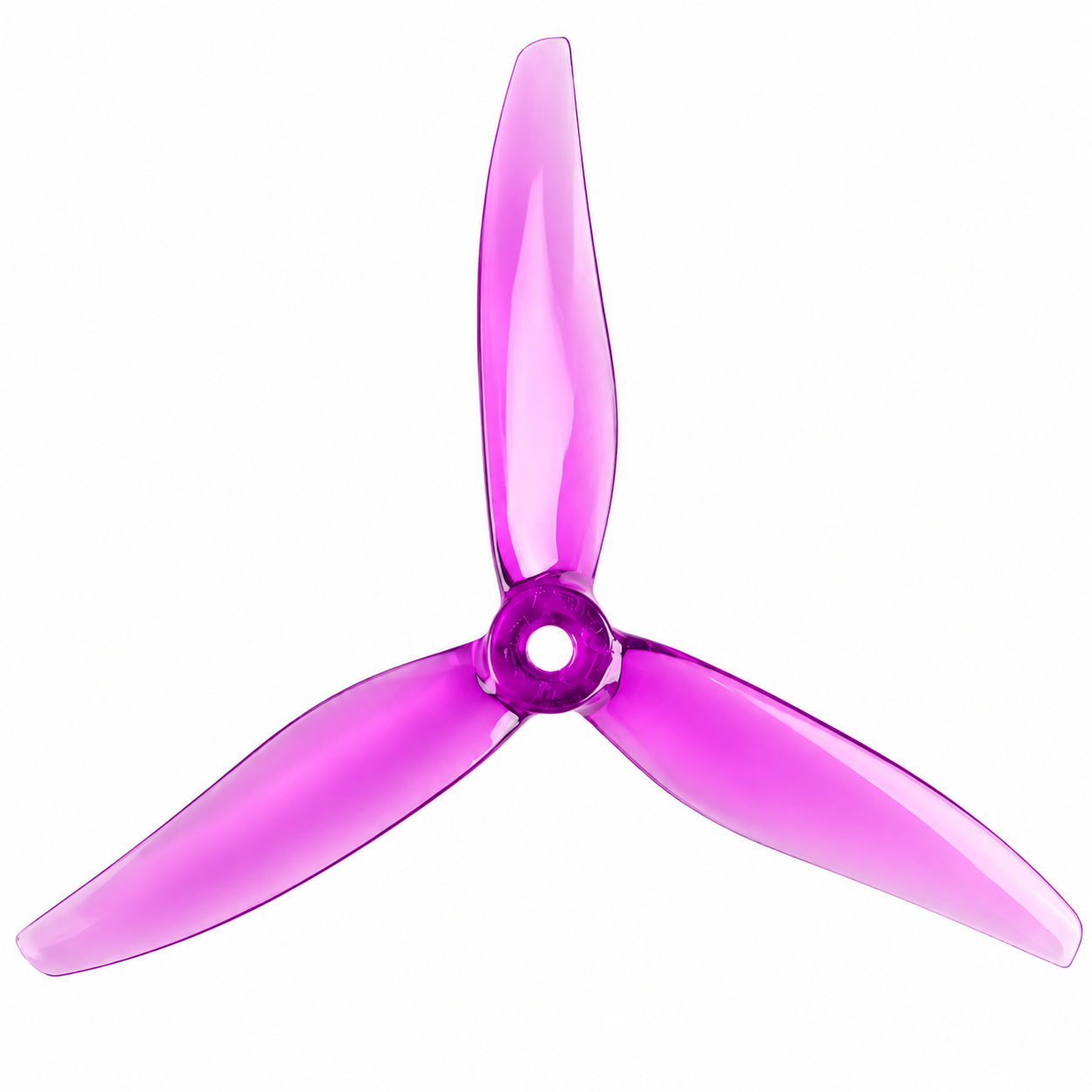Gemfan 5127 Hurricane PC 3 Blade Propeller Clear Purple - (2CW+2CCW)