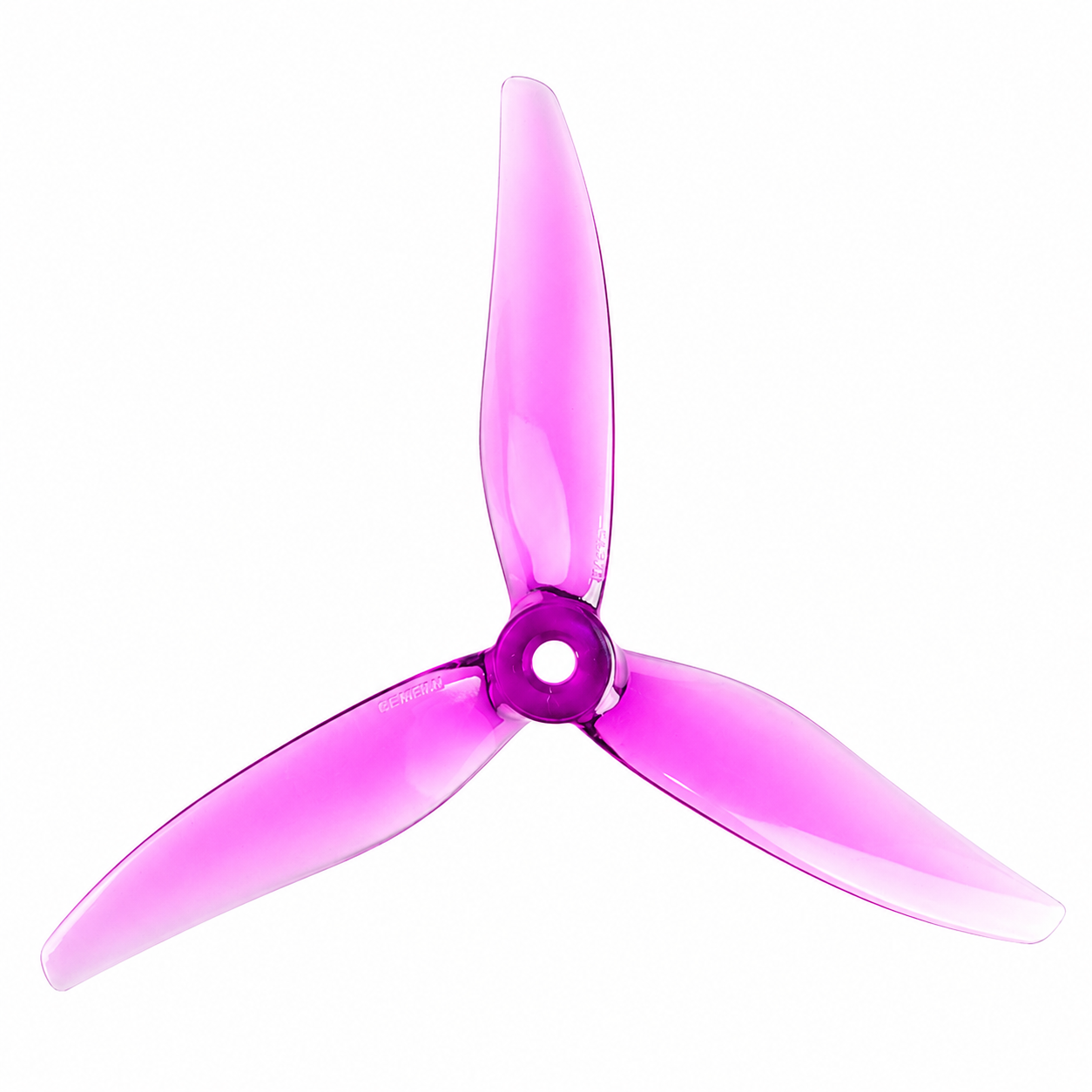 Gemfan 5127 Hurricane PC 3 Blade Propeller Clear Purple - (2CW+2CCW)