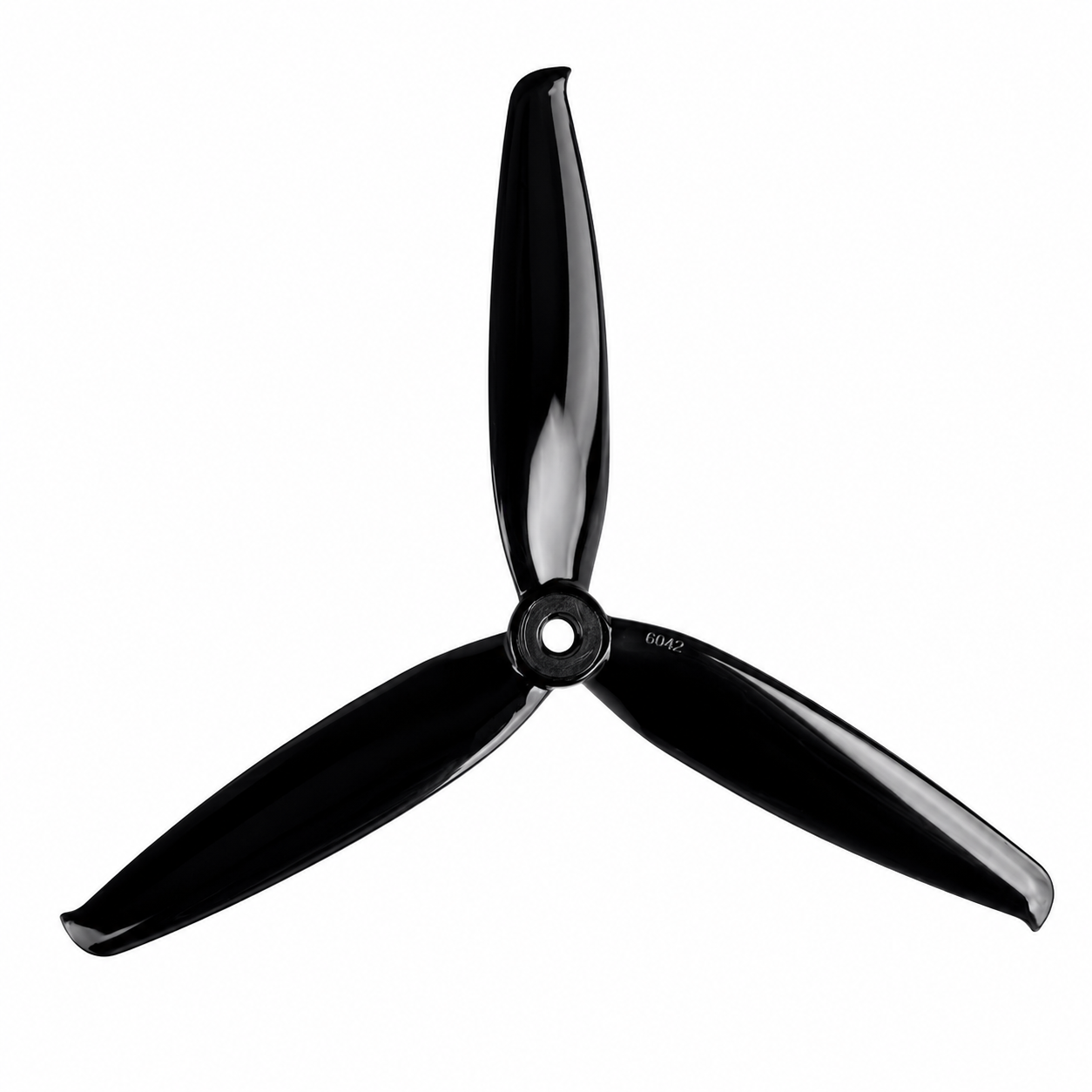 6042 Tri Blade Flash HD Propellers 2CW+2CCW - (2 Pairs) - Black