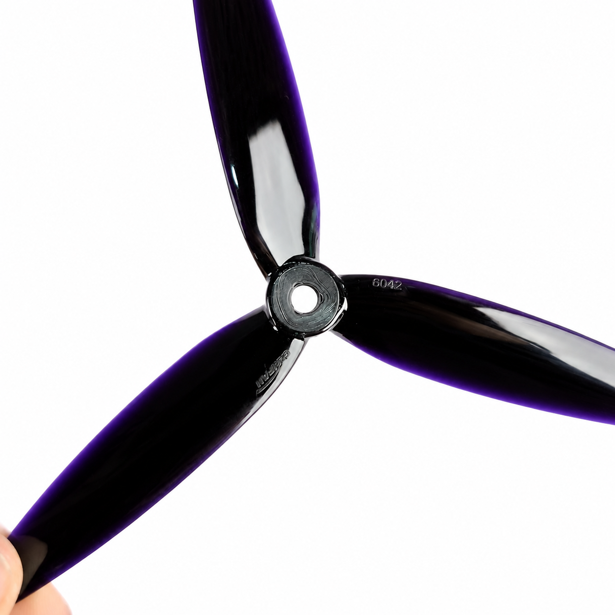 6042 Tri Blade Flash HD Propellers 2CW+2CCW - (2 Pairs) - Black