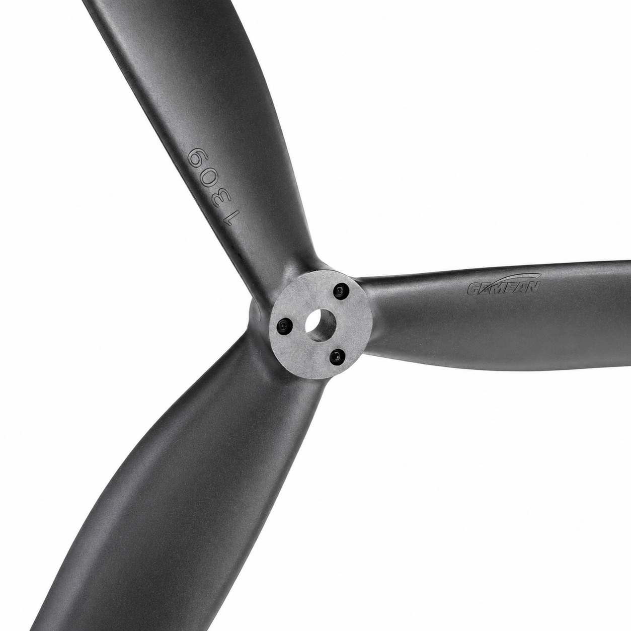 Gemfan 13X9 Glass Fiber Nylon 3 Blade Black – 1CW + 1CCW