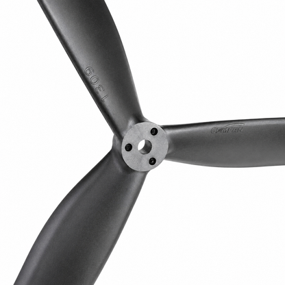 Gemfan 13X9 Glass Fiber Nylon 3 Blade Black – 1CW + 1CCW