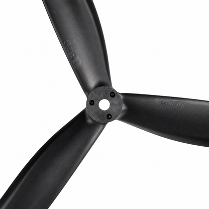 Gemfan 13X9 Glass Fiber Nylon 3 Blade Black – 1CW + 1CCW