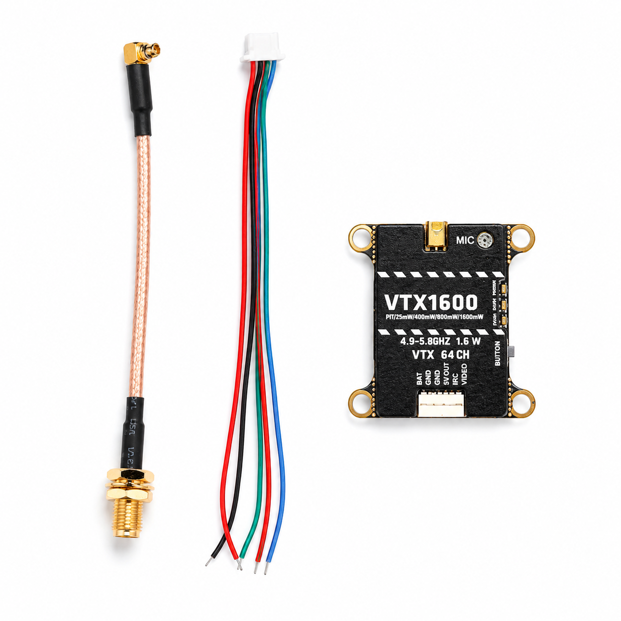 Long Range 5.8G 1.6W FPV Drone Video Transmitter