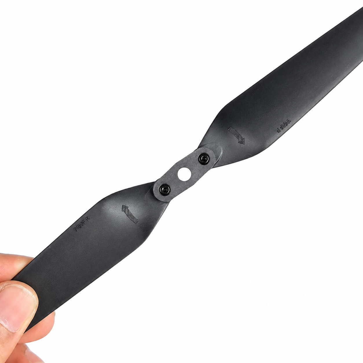 F1051 Folding Drone Propeller 2 Blade Glass Fiber Nylon - Black (1 Pair CW+CCW)