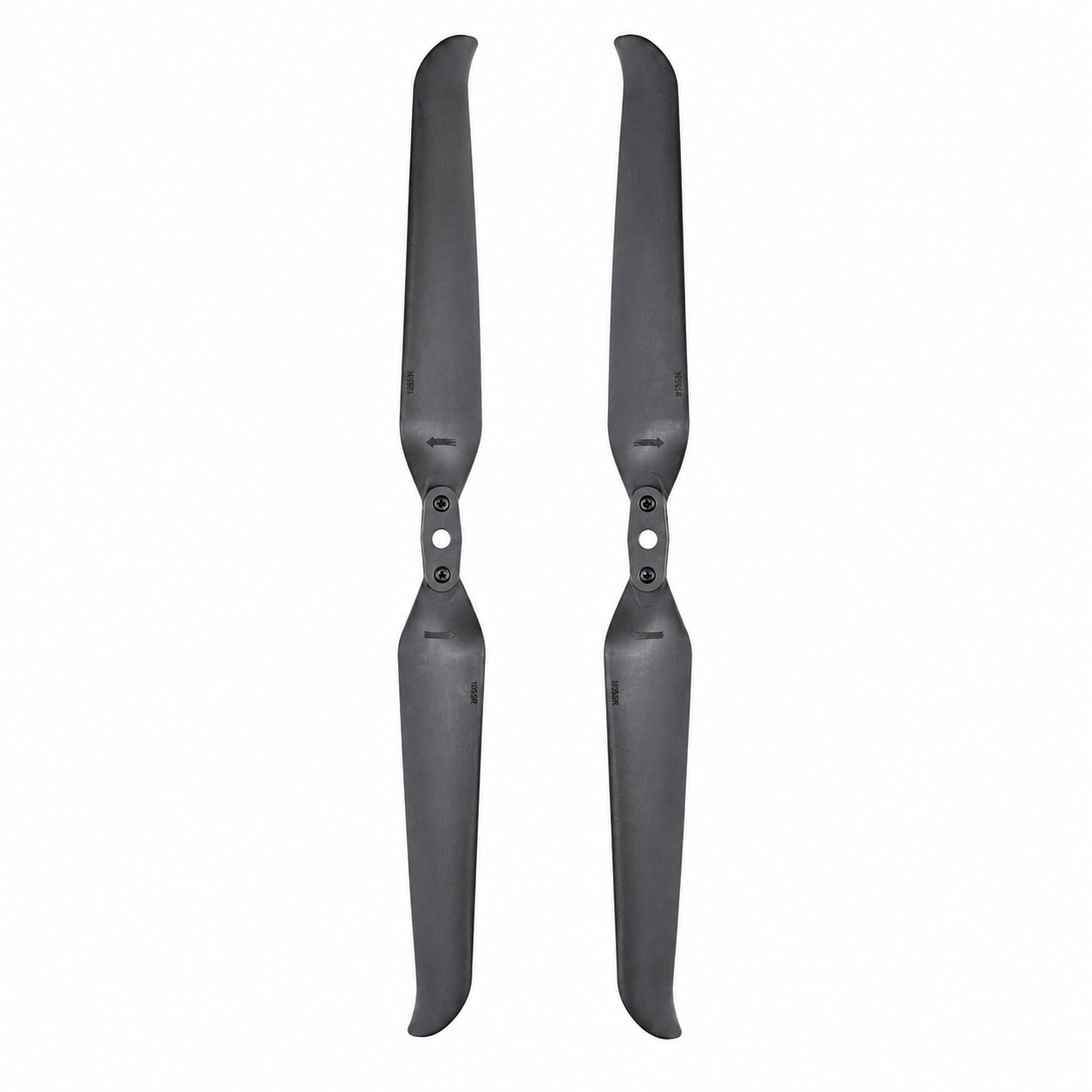 F1051 Folding Drone Propeller 2 Blade Glass Fiber Nylon - Black (1 Pair CW+CCW)