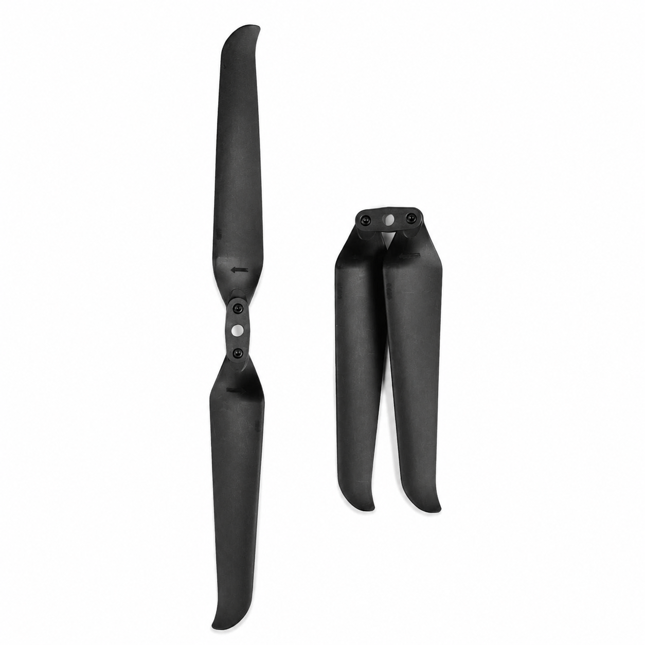 F1051 Folding Drone Propeller 2 Blade Glass Fiber Nylon - Black (1 Pair CW+CCW)