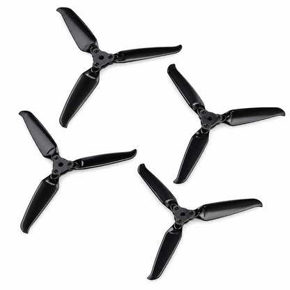 F7036 Folding Drone Propeller 3 Blade Glass Fiber Nylon -  Black (2 Pair CW+CCW)