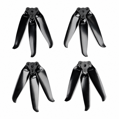 F7036 Folding Drone Propeller 3 Blade Glass Fiber Nylon -  Black (2 Pair CW+CCW)