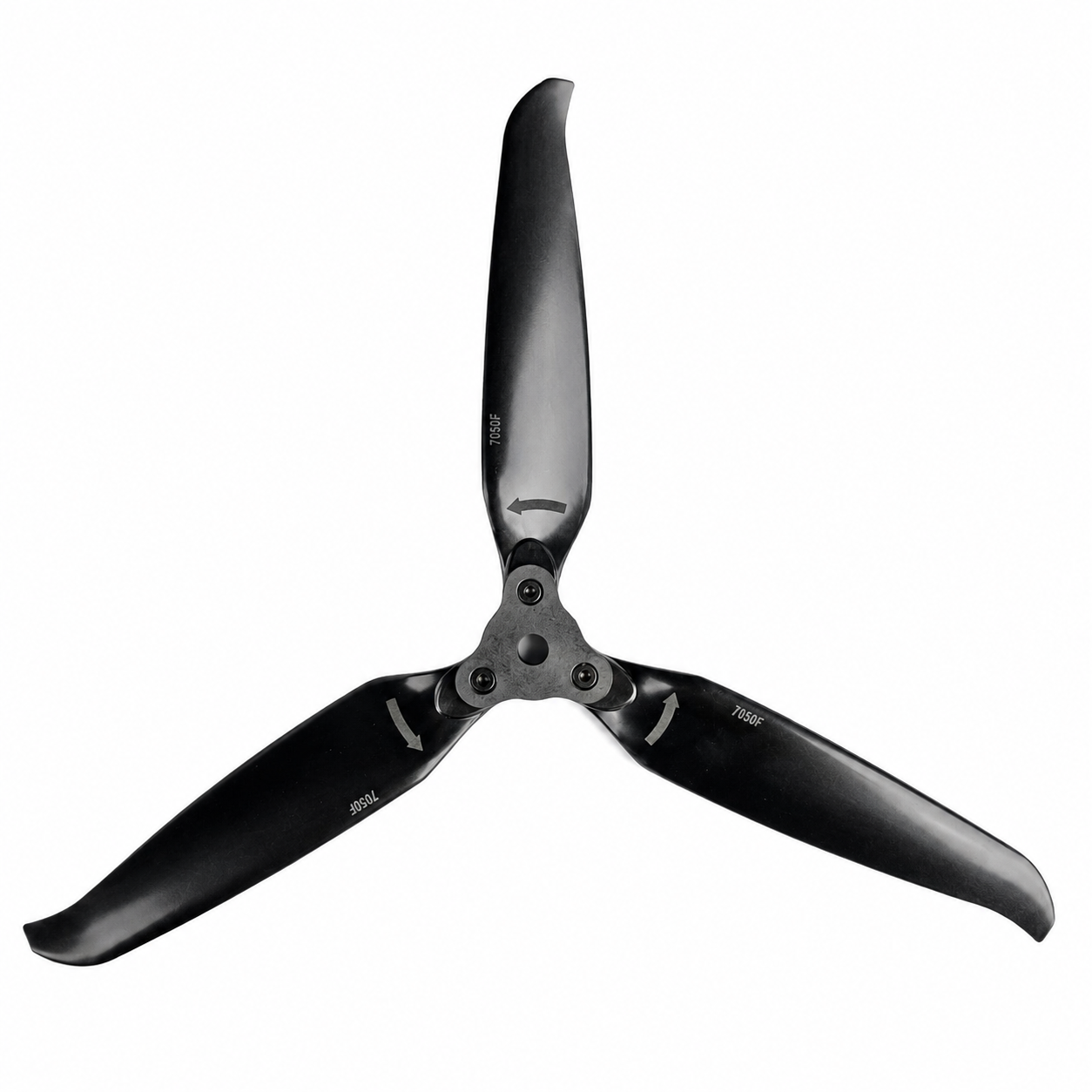 F7036 Folding Drone Propeller 3 Blade Glass Fiber Nylon -  Black (2 Pair CW+CCW)
