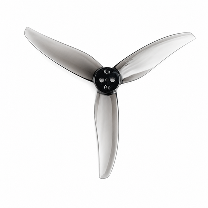 Gemfan 3520 Hurricane PC 3 Blade T-mount 1.5mm Propeller - Clear Gray (2CW+2CCW)