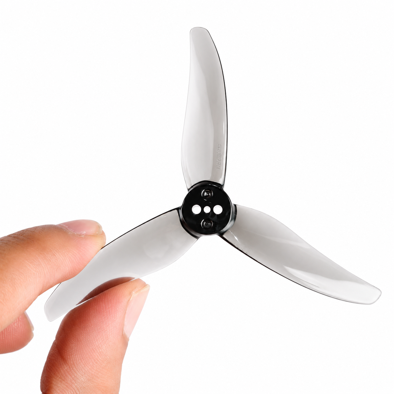 Gemfan 3520 Hurricane PC 3 Blade T-mount 1.5mm Propeller - Clear Gray (2CW+2CCW)