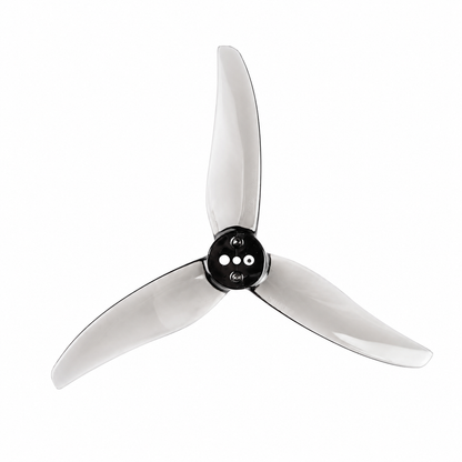 Gemfan 3520 Hurricane PC 3 Blade T-mount 1.5mm Propeller - Clear Gray (2CW+2CCW)