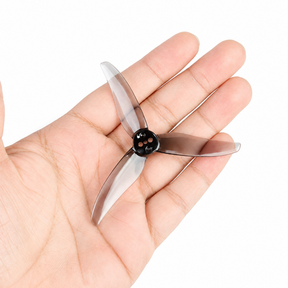 Gemfan 3520 Hurricane PC 3 Blade T-mount 1.5mm Propeller - Clear Gray (2CW+2CCW)