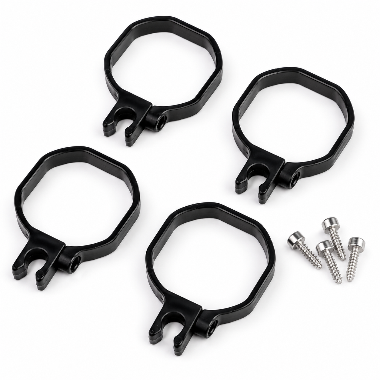 40mm Square 4PCS Plastic Clip Water Pipe Fixing Ring Buckle Clamps for Agricultural Drone Arm