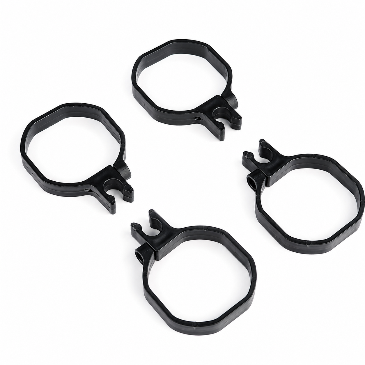 40mm Square 4PCS Plastic Clip Water Pipe Fixing Ring Buckle Clamps for Agricultural Drone Arm