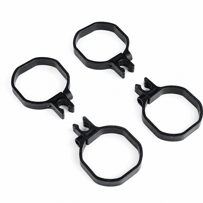 40mm Square 4PCS Plastic Clip Water Pipe Fixing Ring Buckle Clamps for Agricultural Drone Arm